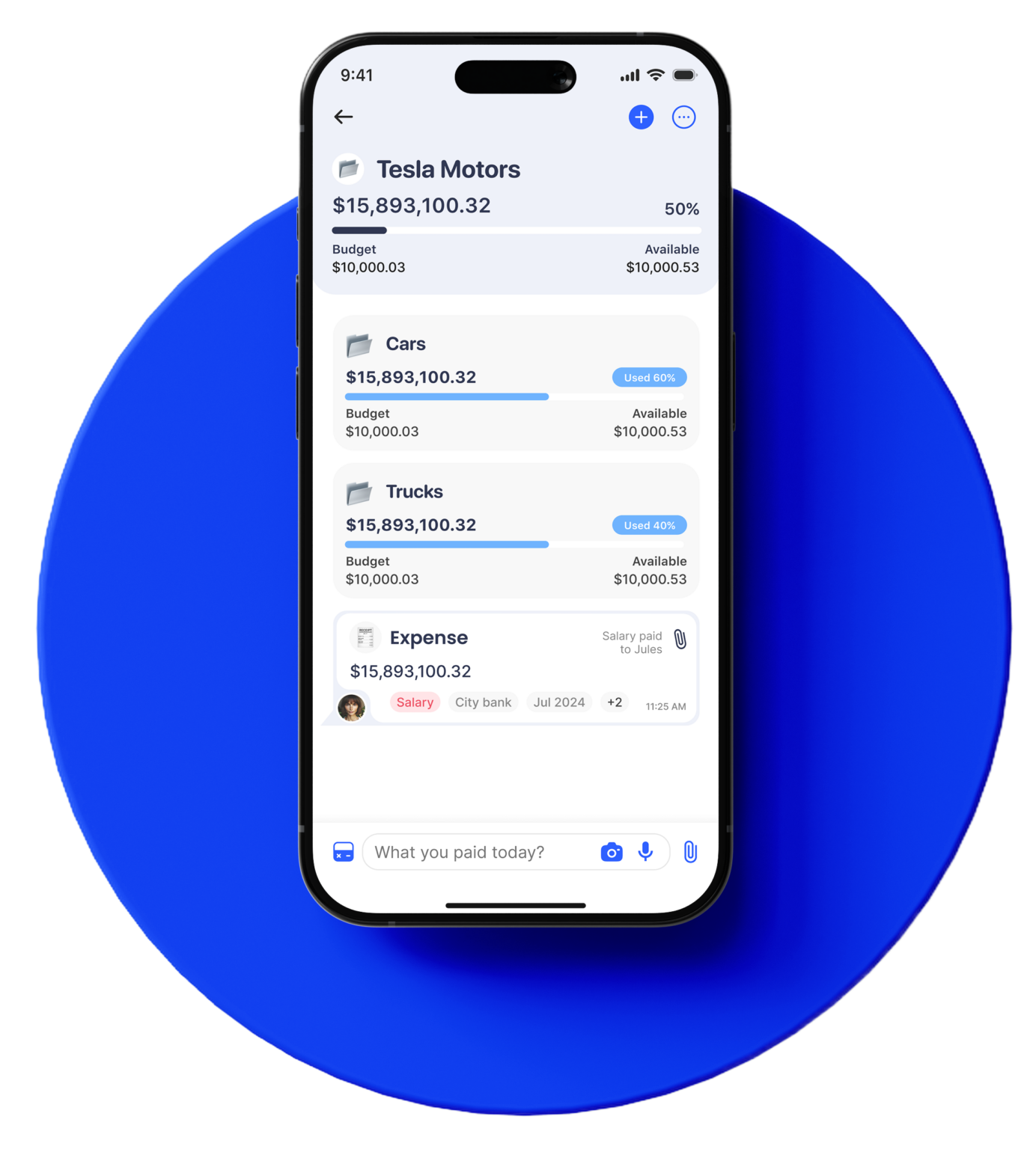 Finance Organizer App